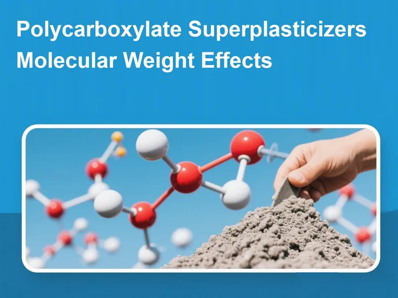 Polycarboxylate Superplasticizer Molecular Weight