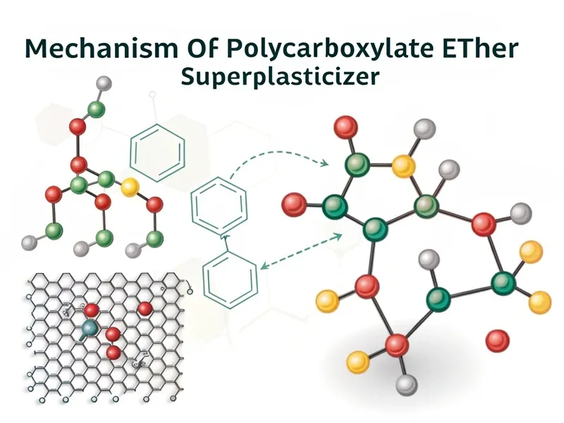 mechanism of polycarboxylate ether superplasticizer