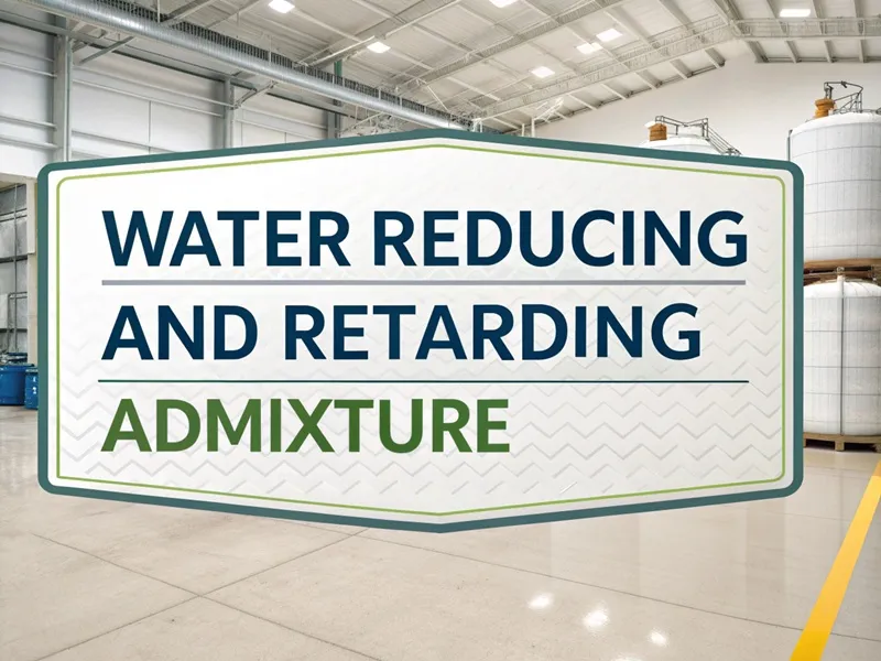 water reducing and retarding admixture