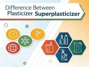 difference between plasticizer and superplasticizer