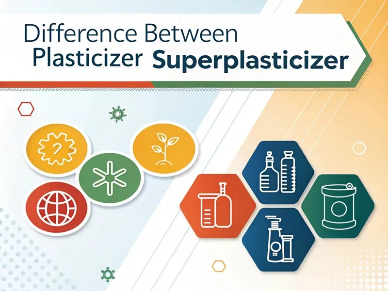 difference between plasticizer and superplasticizer