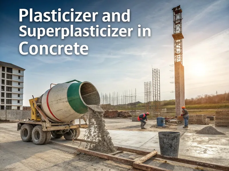 plasticizer and superplasticizer in concrete