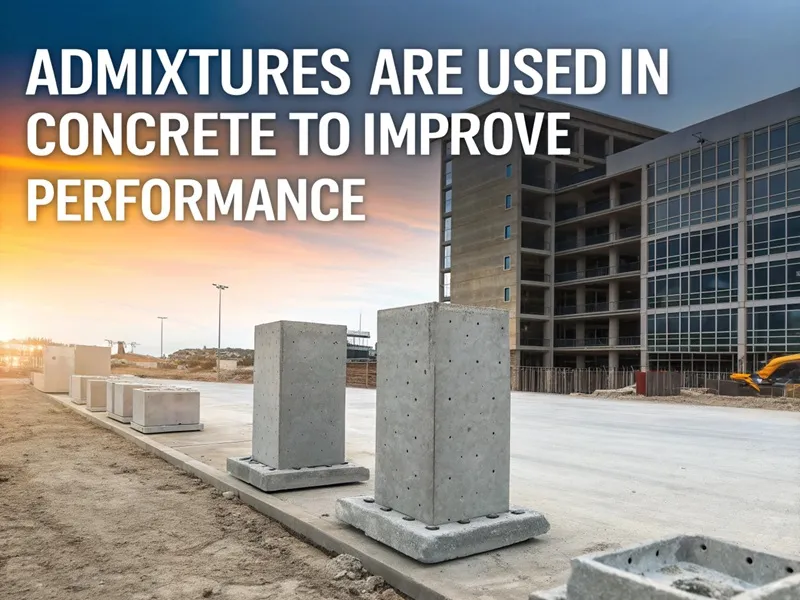 Admixtures Are Used In Concrete To Improve Performance
