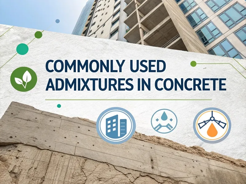 Commonly Used Admixtures In Concrete