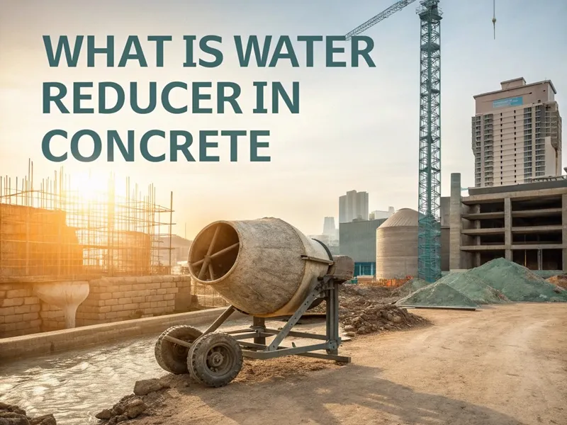 what is water reducer in concrete