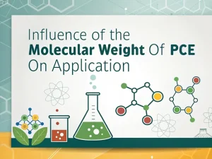 influence of the molecular weight of PCE on application