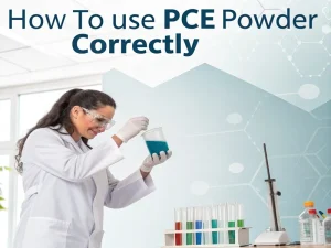 How to use PCE powder correctly