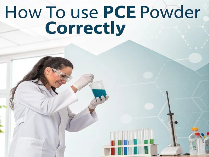 How to use PCE powder correctly