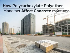 How Polycarboxylate Polyether Monomer affect concrete performance