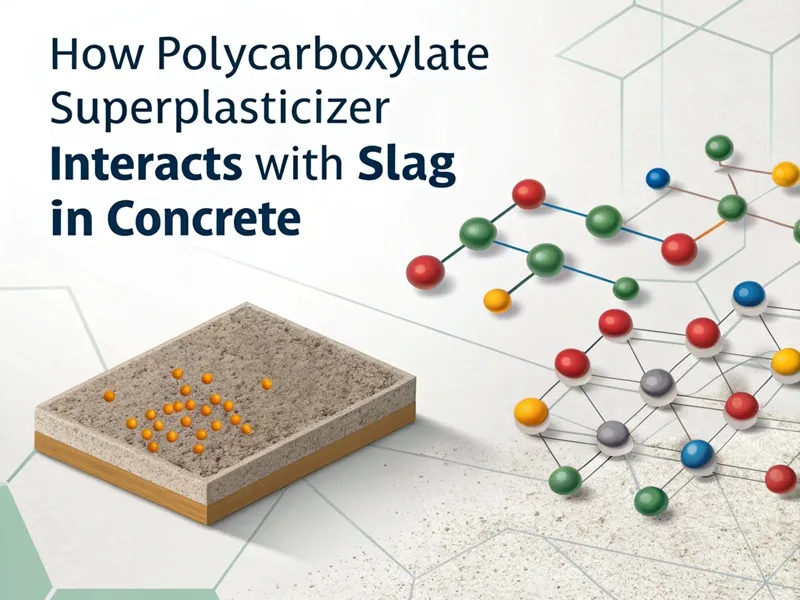 How Polycarboxylate Superplasticizer Interacts With Slag In Concrete