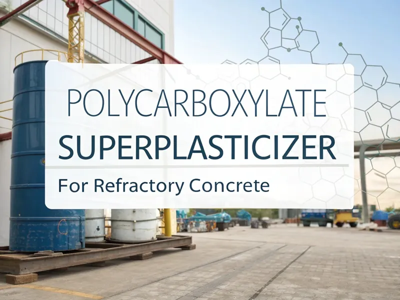 polycarboxylate superplasticizer for refractory concrete