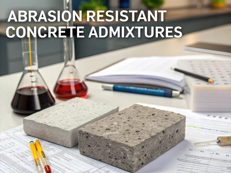 abrasion resistant concrete Admixtures