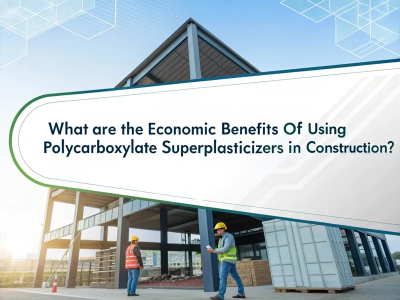 What are the economic benefits of using polycarboxylate superplasticizers in construction?