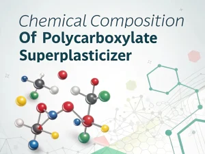 Chemical composition of polycarboxylate superplasticizer