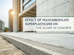 The Effect Of Polycarboxylate Superplasticizer On The Slump Of Concrete