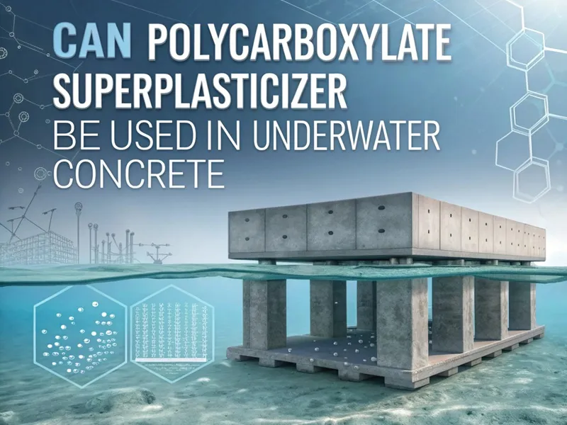Can Polycarboxylate Superplasticizer be used in underwater concrete