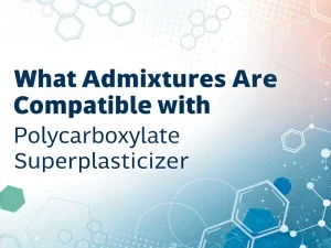 What admixtures are compatible with polycarboxylate superplasticizer