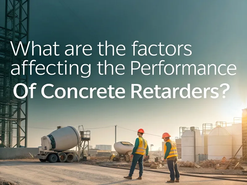 What are the factors affecting the performance of concrete retarders?