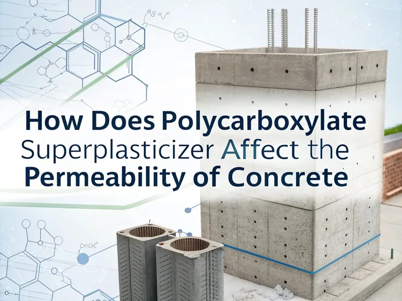 How does Polycarboxylate Superplasticizer affect the permeability of concrete