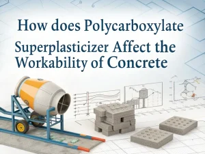 How does Polycarboxylate Superplasticizer affect the workability of concrete