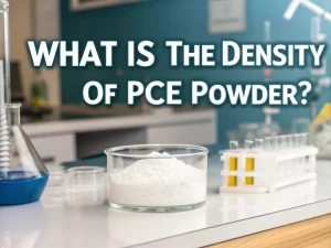 What is the Density of PCE Powder?