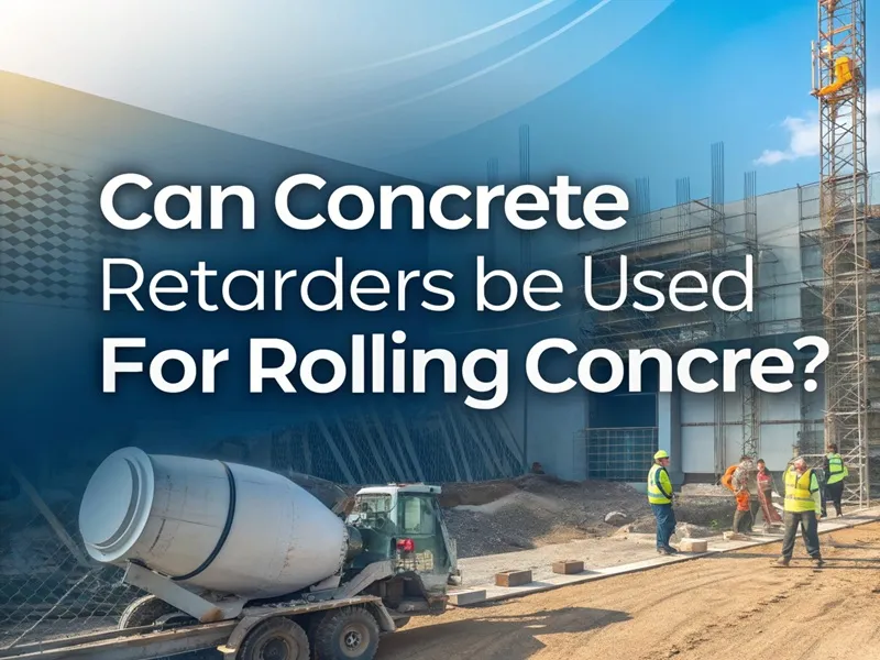 Can concrete retarders be used for rolling concre?