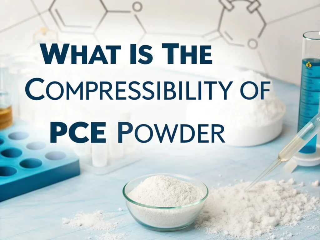 What is the compressibility of PCE Powder