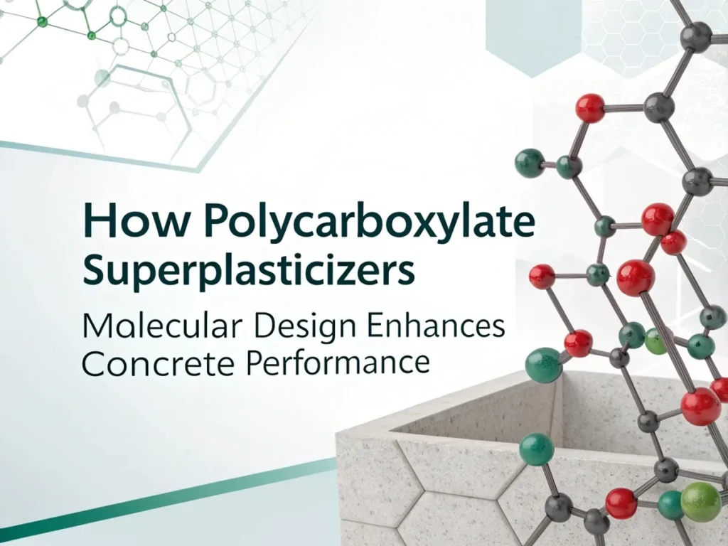 How Polycarboxylate Superplasticizers Molecular Design Enhances Concrete Performance