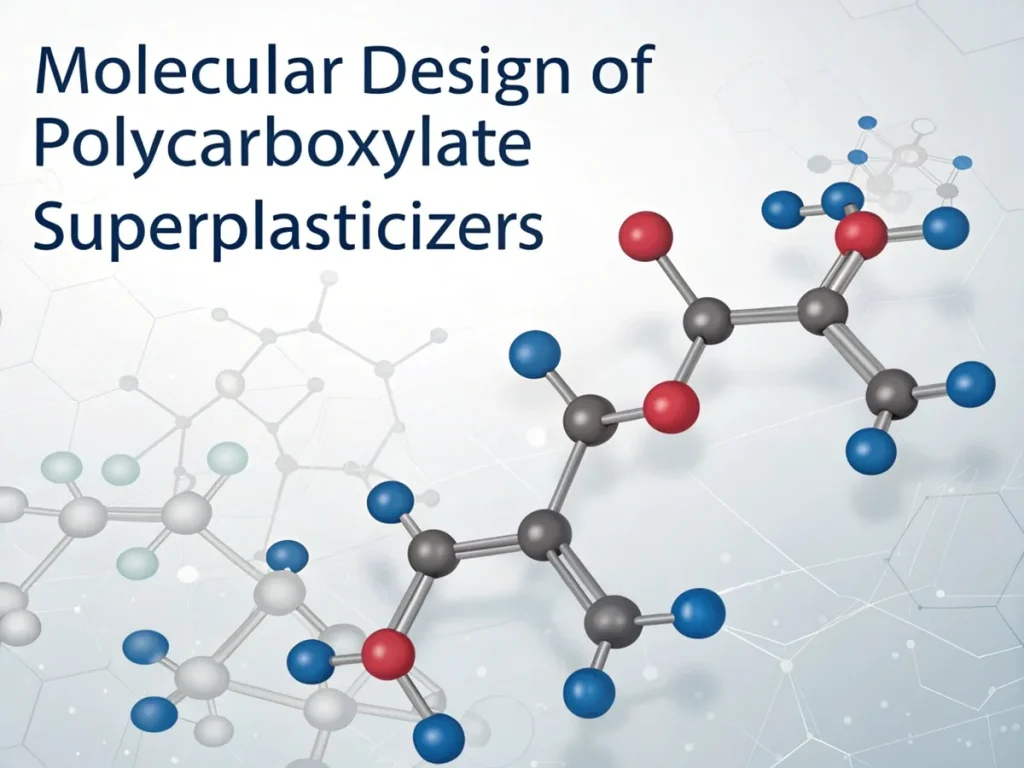 Molecular Design of Polycarboxylate Superplasticizers