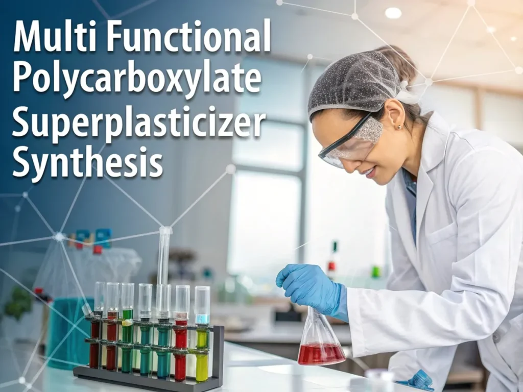 Multi Functional Polycarboxylate Superplasticizer Synthesis
