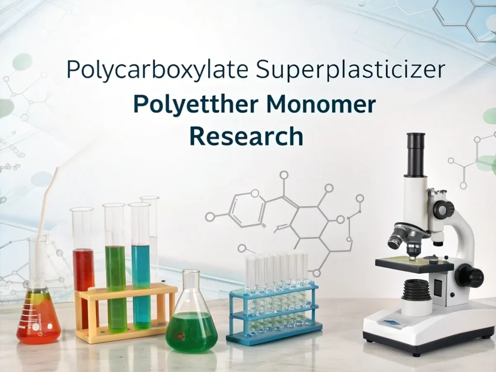 Polycarboxylate Superplasticizer polyether macromonomers Research