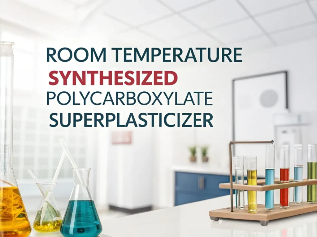 Room Temperature Synthesized Polycarboxylate Superplasticizer