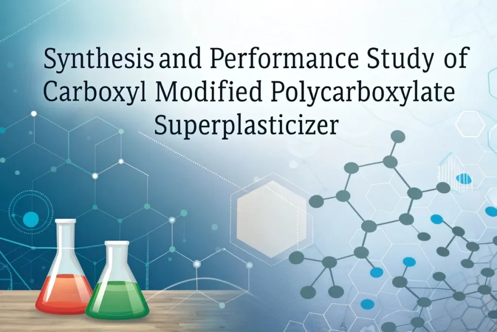 Synthesis and Performance Study Of Carboxyl Modified Polycarboxylate Superplasticizer