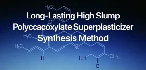 Long Lasting High Slump Polycarboxylate Superplasticizer Synthesis Method