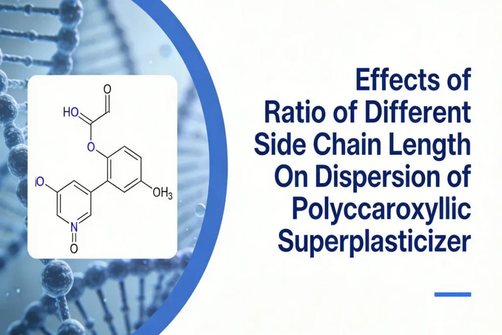 Effects of Ratio of Different Side Chain Length on Dispersion of Polycarboxylic Superplasticizer