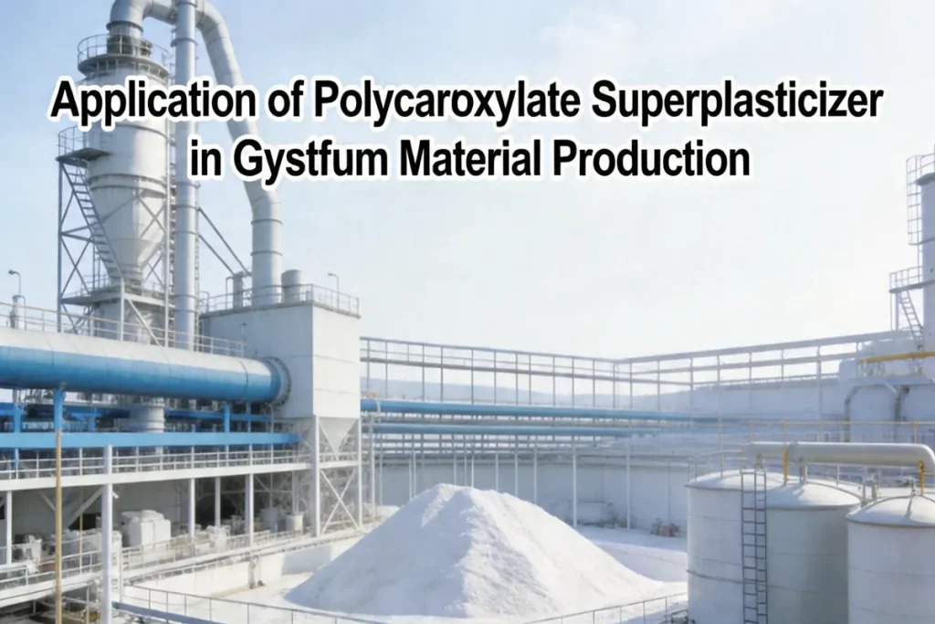 Application of Polycarboxylate Superplasticizer in Gypsum Materials Production
