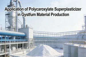 Application of Polycarboxylate Superplasticizer in Gypsum Materials Production