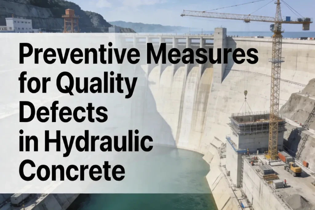 Preventive Measures for Quality Defects in Hydraulic Concrete