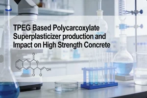 TPEG Based Polycarboxylate Superplasticizer Preparation and Impact on High Strength Concrete