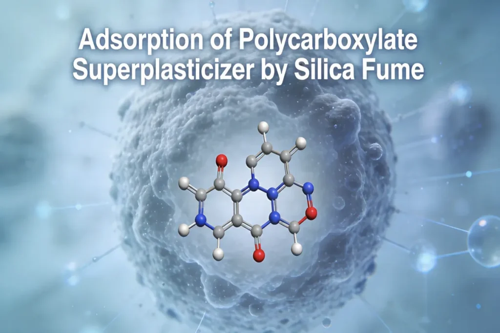 Adsorption of Polycarboxylate Superplasticizer by Silica Fume