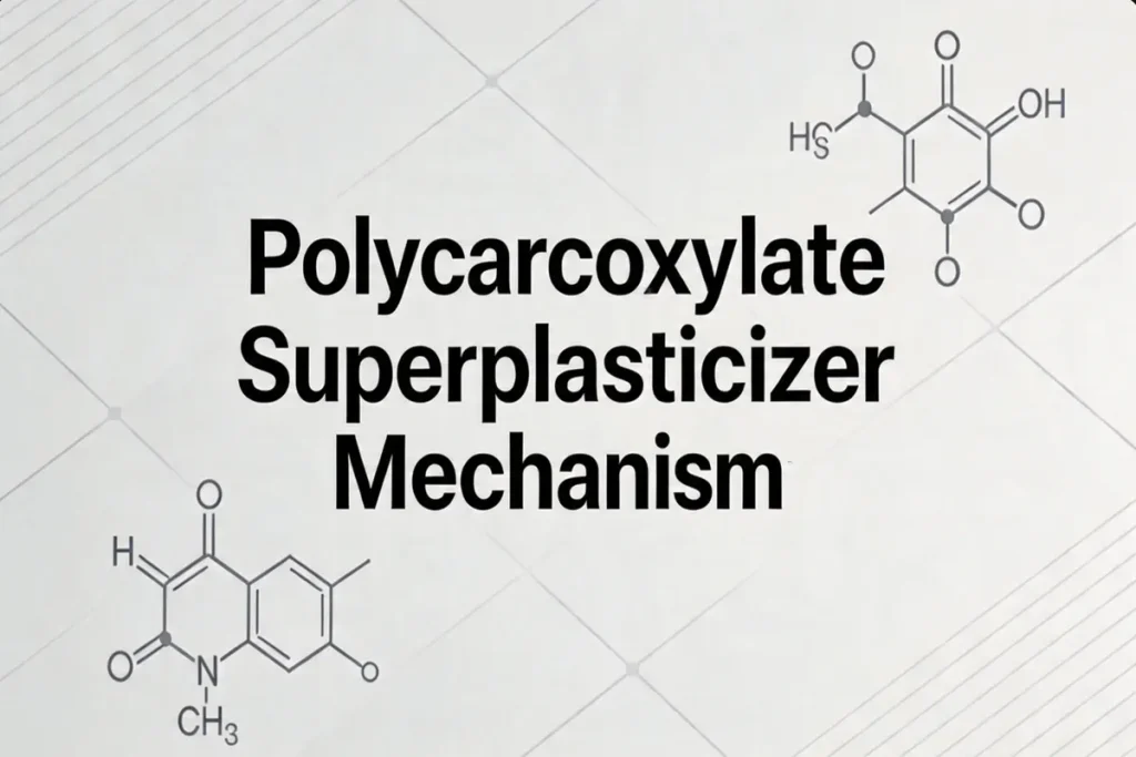 Polycarboxylate Superplasticizer Mechanism Analysis