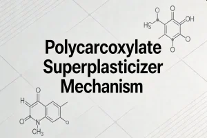 Polycarboxylate Superplasticizer Mechanism Analysis