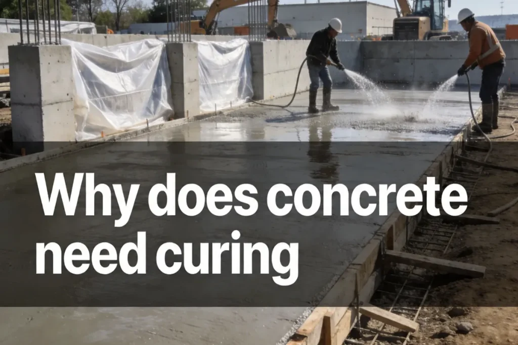Why does concrete need curing