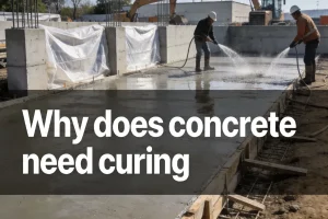 Why does concrete need curing