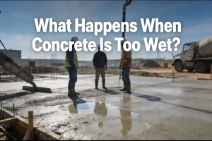 What Happens When Concrete Is Too Wet