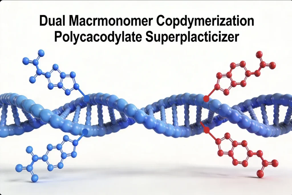 Dual Macromonomer Copolymerization Polycarboxylate Superplasticizer