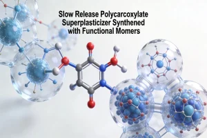 Slow Release Polycarboxylate Superplasticizer Synthesized with Functional Monomers