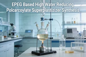 EPEG Based High Water Reducing Polycarboxylate Superplasticizer Synthesis