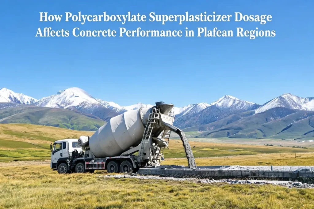 How Polycarboxylate Superplasticizer Dosage Affects Concrete Performance in Plateau Regions