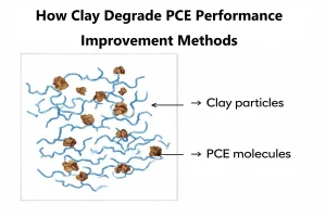 How Clay Degrade PCE Performance Improvement Methods